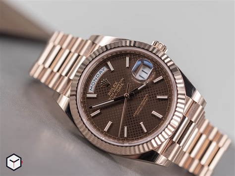 chocolate rolex men|rolex day date 40 228235.